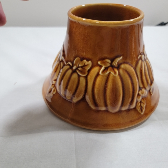 Yankee Candle Large Jar Topper Shade Fall Orange 3D Pumpkins - Picture 5 of 8